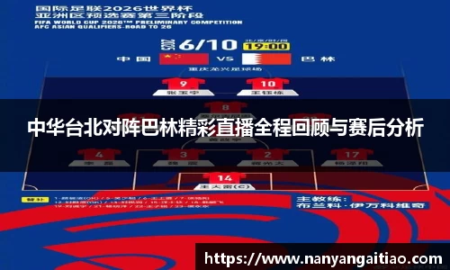 中华台北对阵巴林精彩直播全程回顾与赛后分析